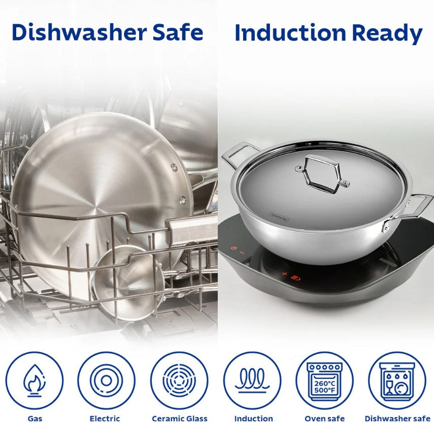 TRAMONTINA   98050025 TRIPLY CLAD AEOIN 28CM