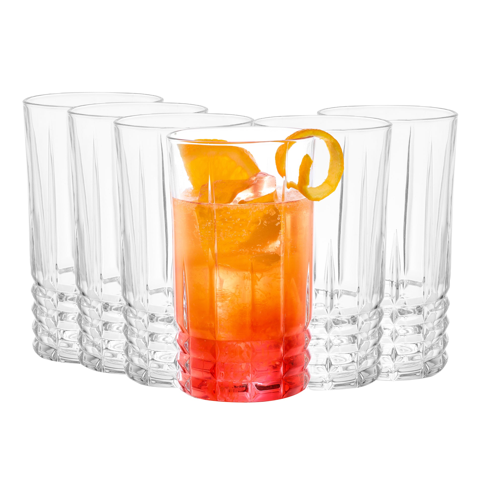 DUBBLIN VISTA GLASS TUMBLERS 400 ML