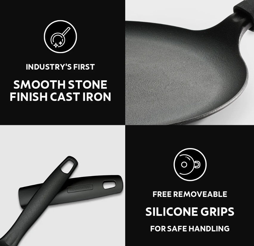 TRAMONTINA   98052007 PRE SEASON CAST IRON DOSA TAWA 24CM