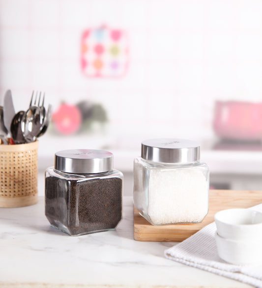 ROXX 1677 TRIGO SQ JAR SET 2PCS