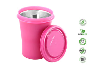 MY BENTO 0312-0033 SS PASSION TUMBLER WITH LID  300ML