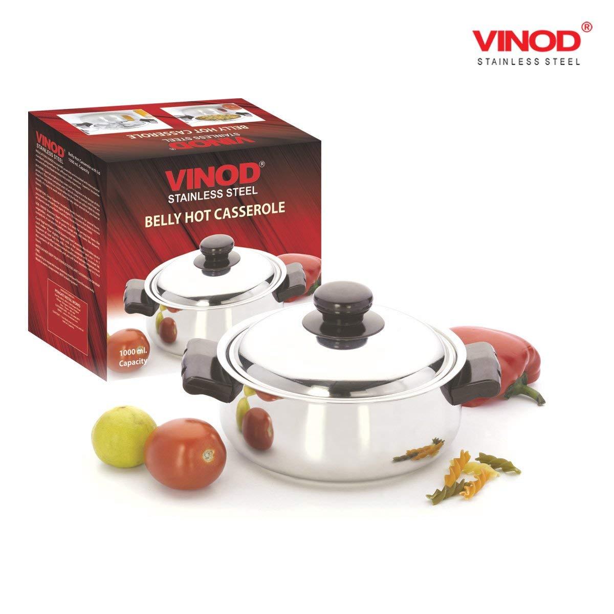 VINOD BELLY 1000ML SS CASS.