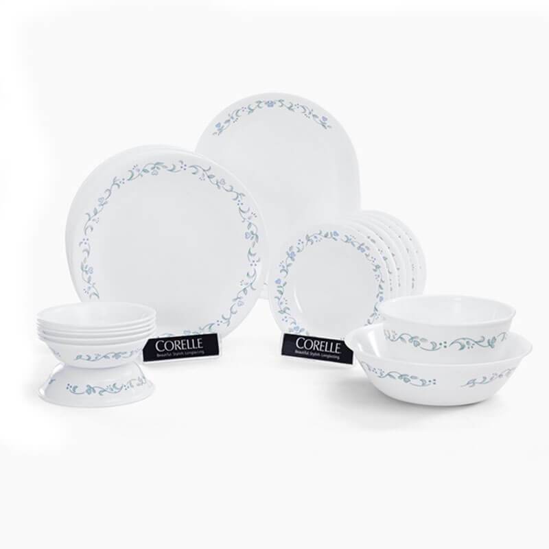 CORELLE COUNTRY COTTAGE 21PCS DINNER SET Poppat Jamals
