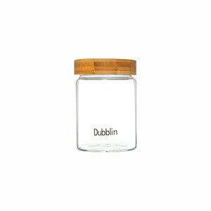 DUBBLIN WOODS GLASS JAR 600ML