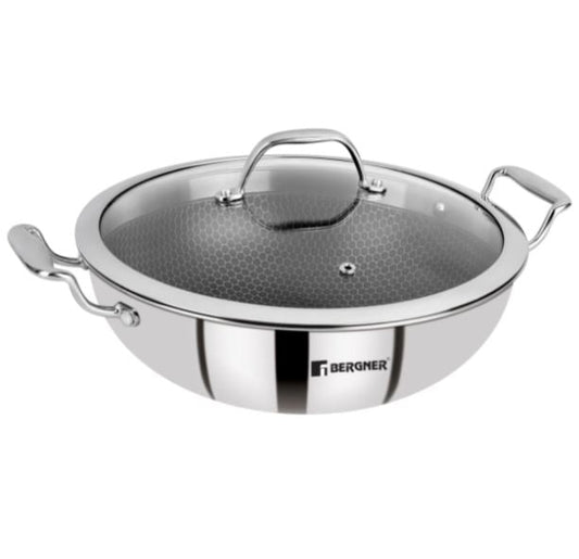 BERGNER 31154 TRIPLY HITECH WOK 32*9.7CM