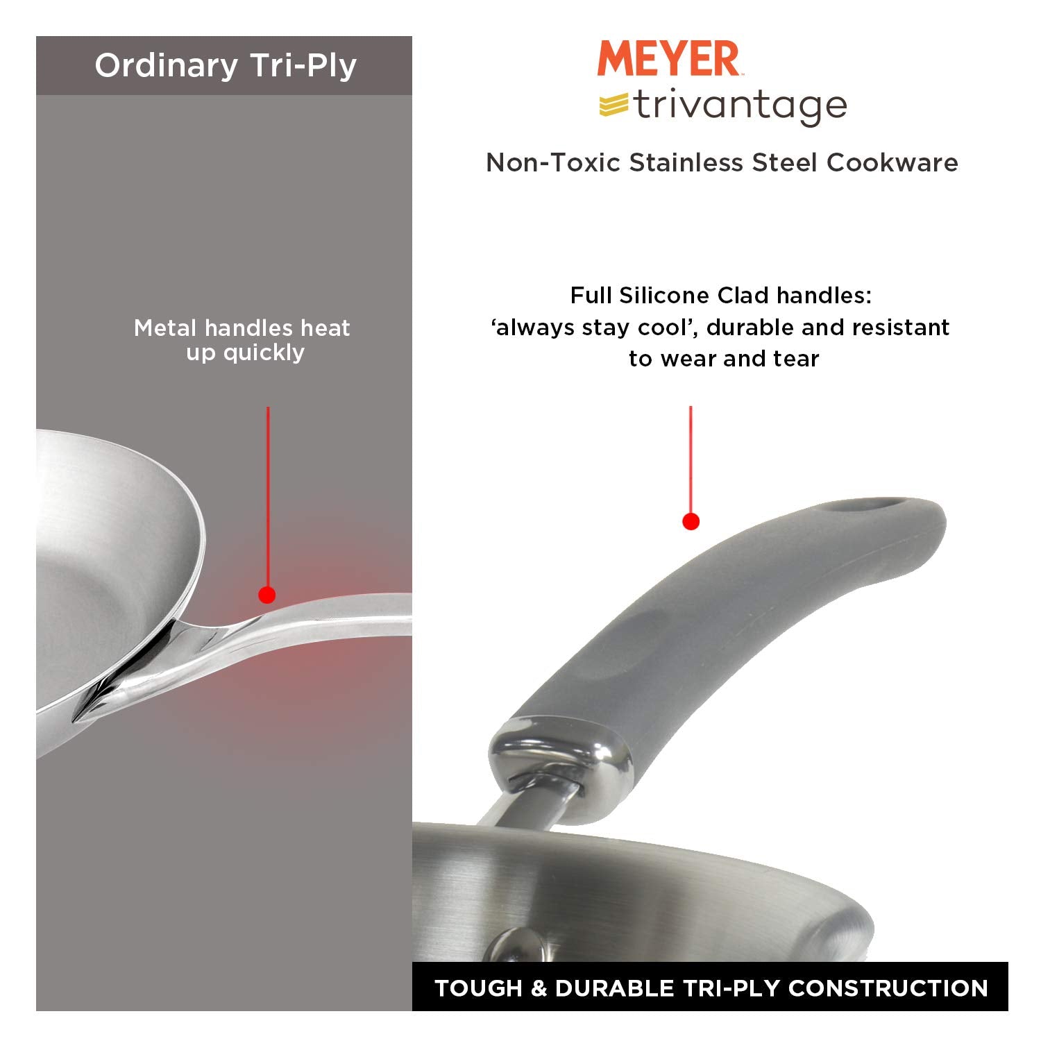 MEYER 31131 TRIVANTAGE OPEN FRYPAN 26CM