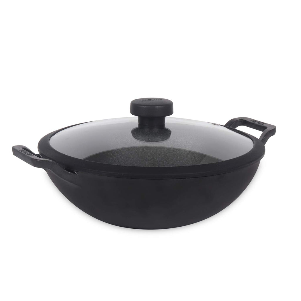 MEYER 48188 CAST IRON DEEP KADAI 24CM