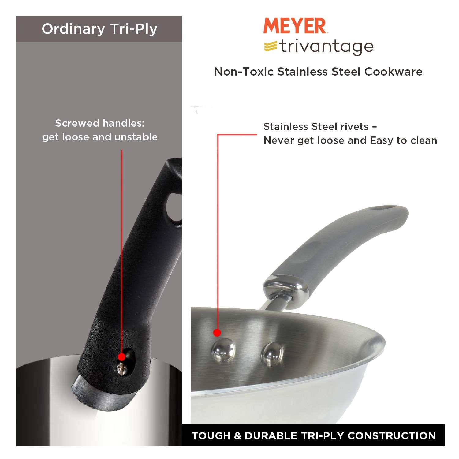 MEYER 31131 TRIVANTAGE OPEN FRYPAN 26CM