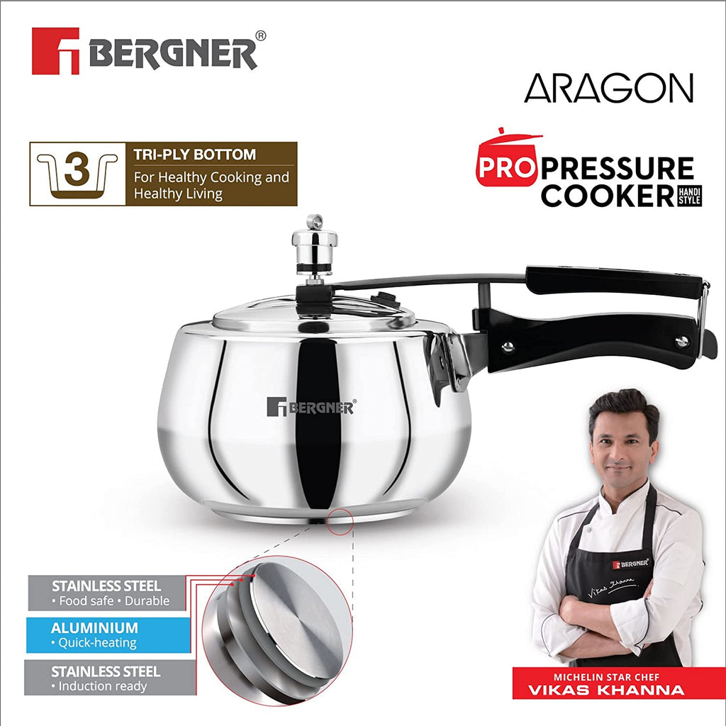 BERGNER 1530 SS ARAGON INNER LID 3 LTR COOKER