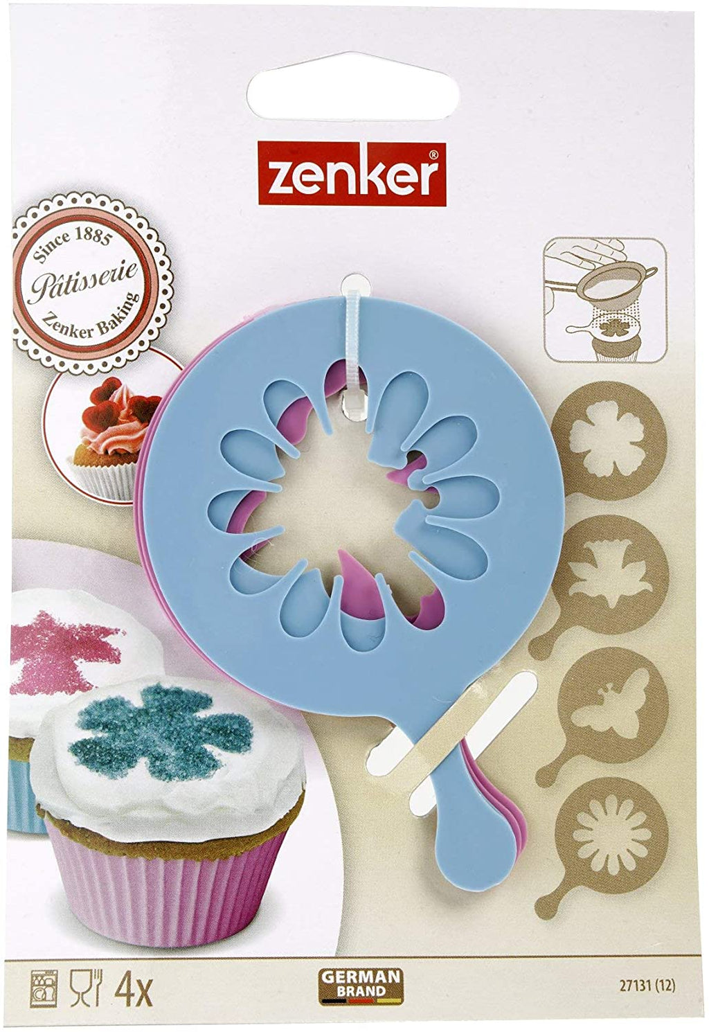 FACKELMAN 27131 4CUPCAKE STENCILS