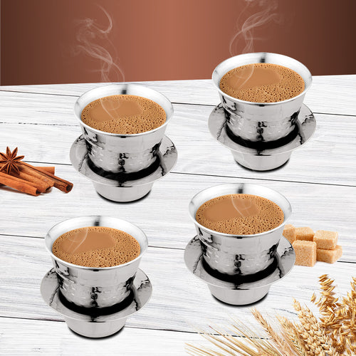 SHRI & SAM JHU-62491-B-D/W-H COFFEE DABRA-CONGO- SET OF 4