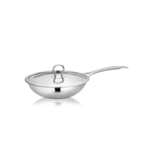 SHRI & SAM JHC-1942-240-H PLATINUM FRY PAN 24CM