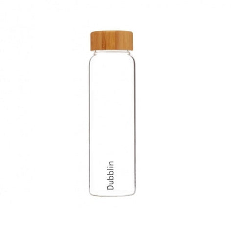 DUBBLIN BAMBOO BOROSILICATE GLASS BOTTLE 800ML