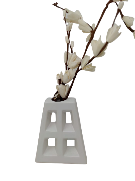 ESTEEM V5051 CERAMIC VASE QUADRANT TAPER