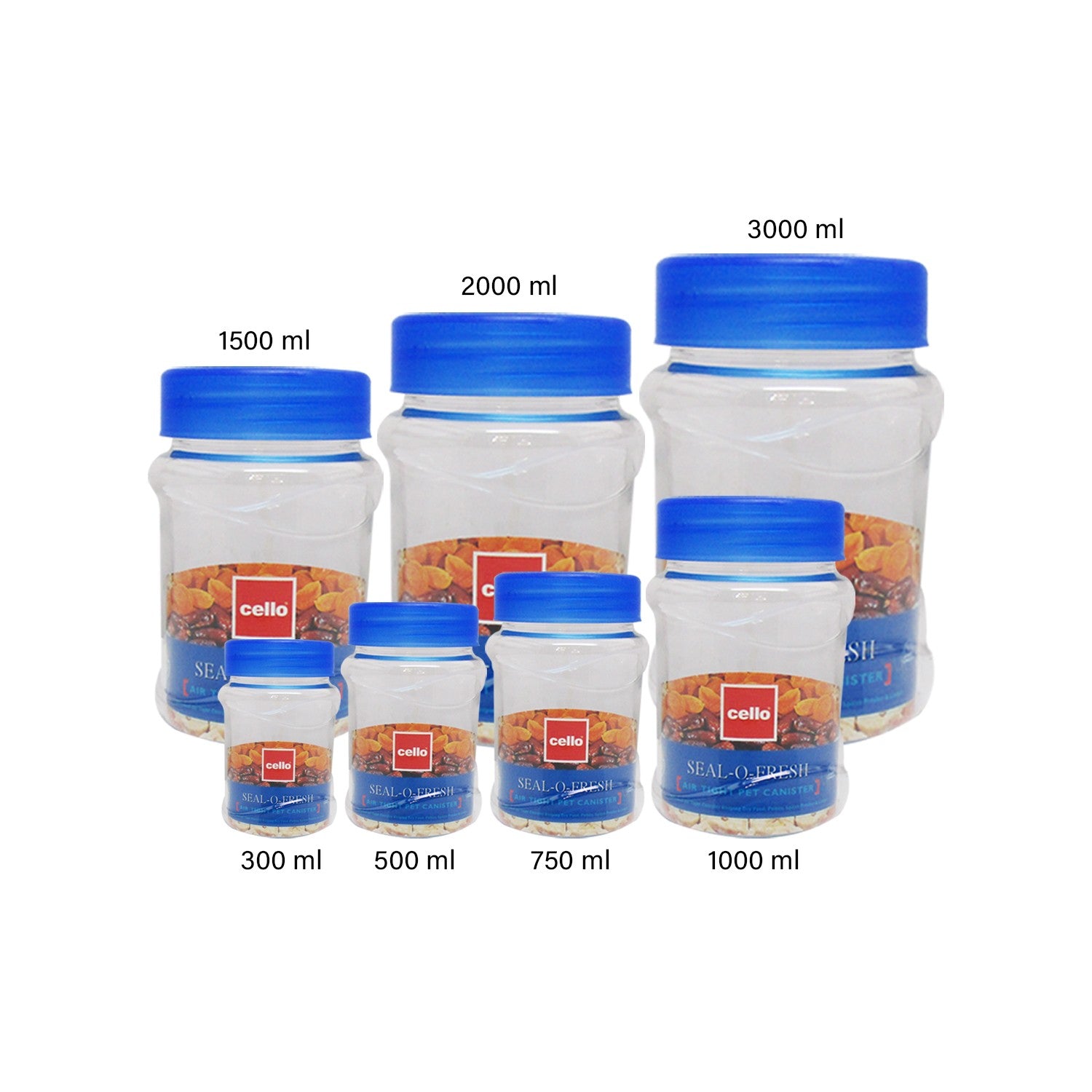 CELLO SEAL O FRESH JAR 1000ML