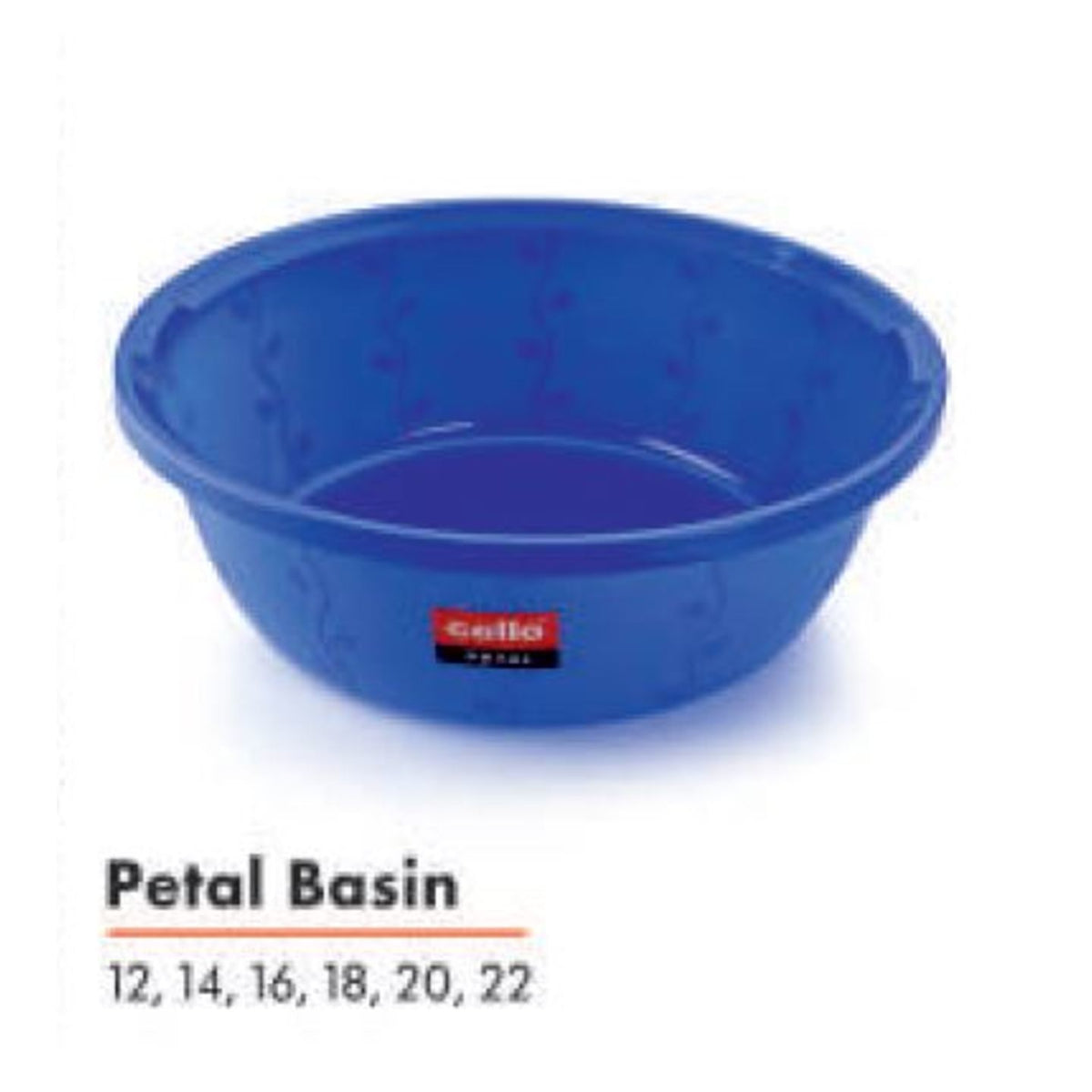 CELLO PETAL BASIN 14 CLEAR/HD Poppat Jamals