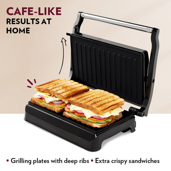 BOROSIL META PRIME GRILL SANDWICH MAKER